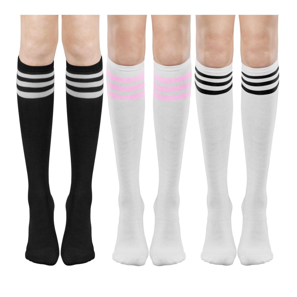 3 Pairs Knee High Set25-24