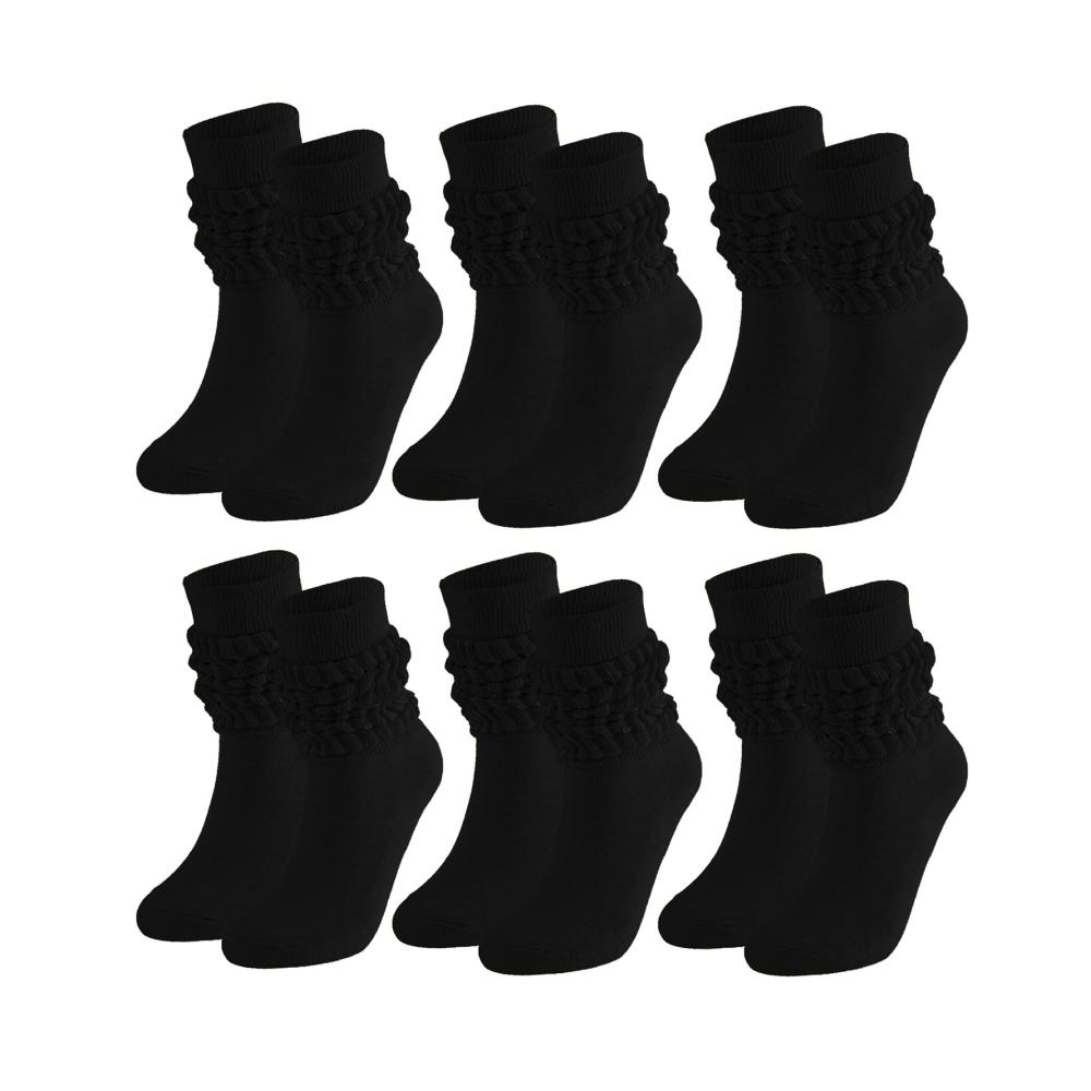 6 Stück, Schwarz