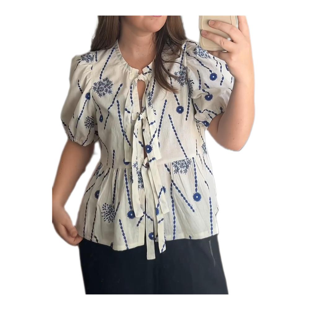 E Floral Beige