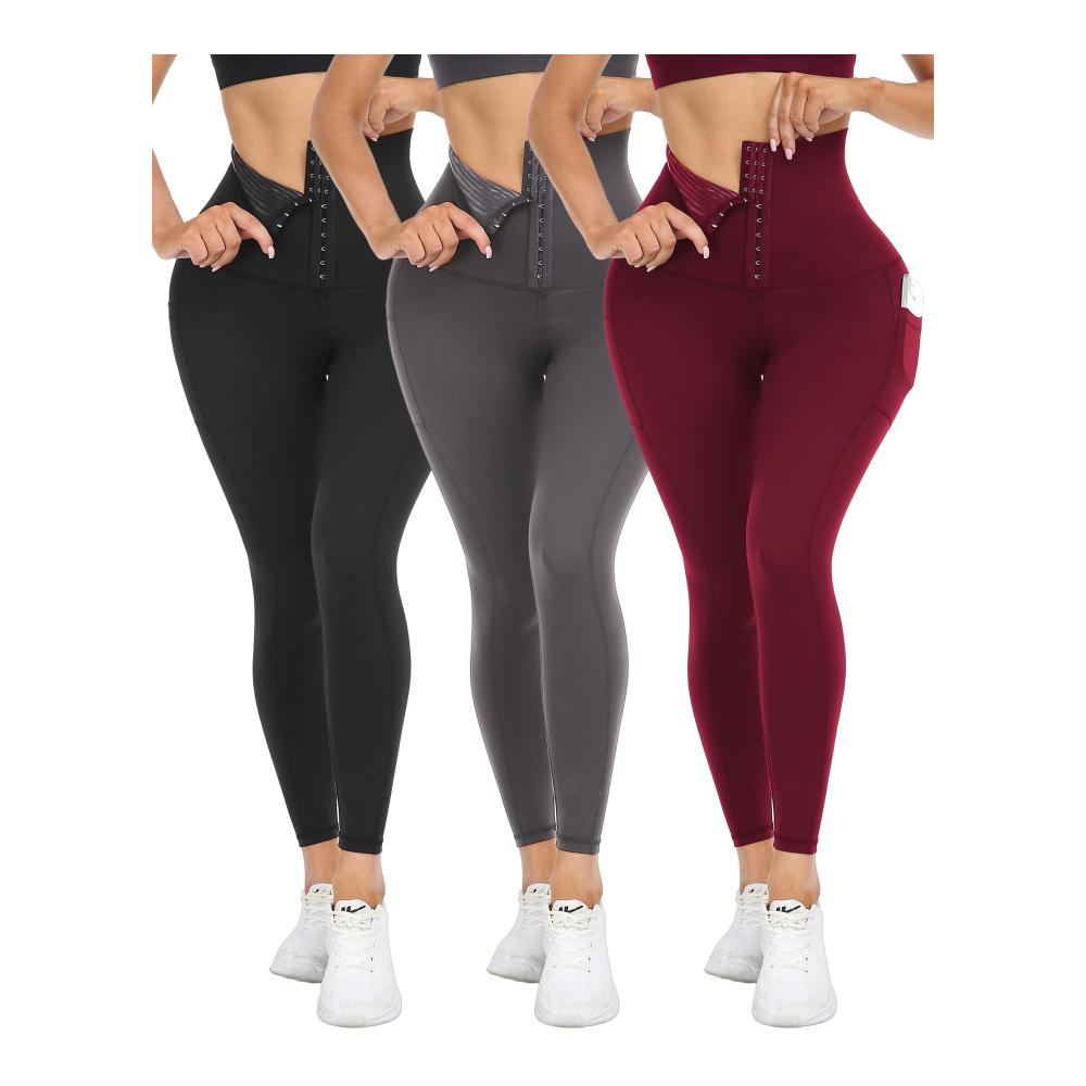 Corset - 3 Packs - Black,gray,burgundy