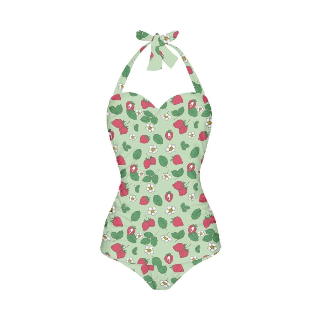 Retro-blumenerdbeere