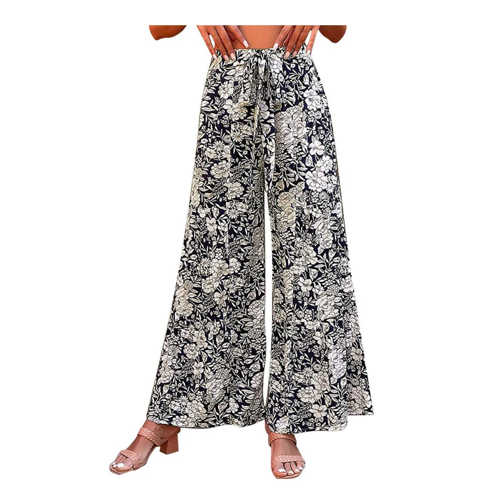 Weiß-5 Damen Sommer Leinenhose-138