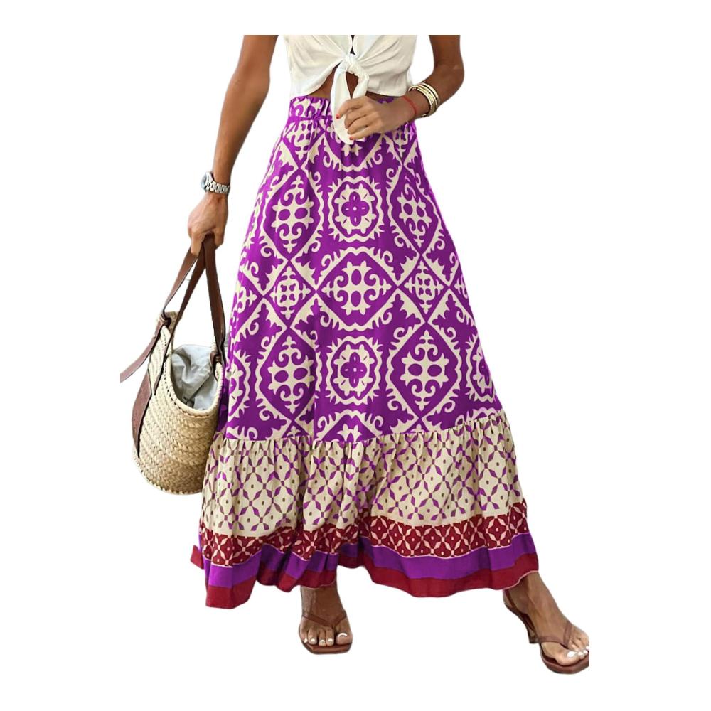 Tribal-print, Violett