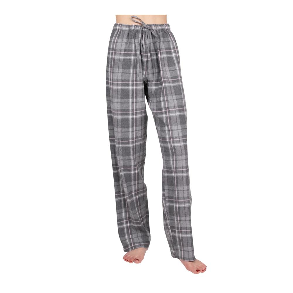 Grey Melange Pink Plaid