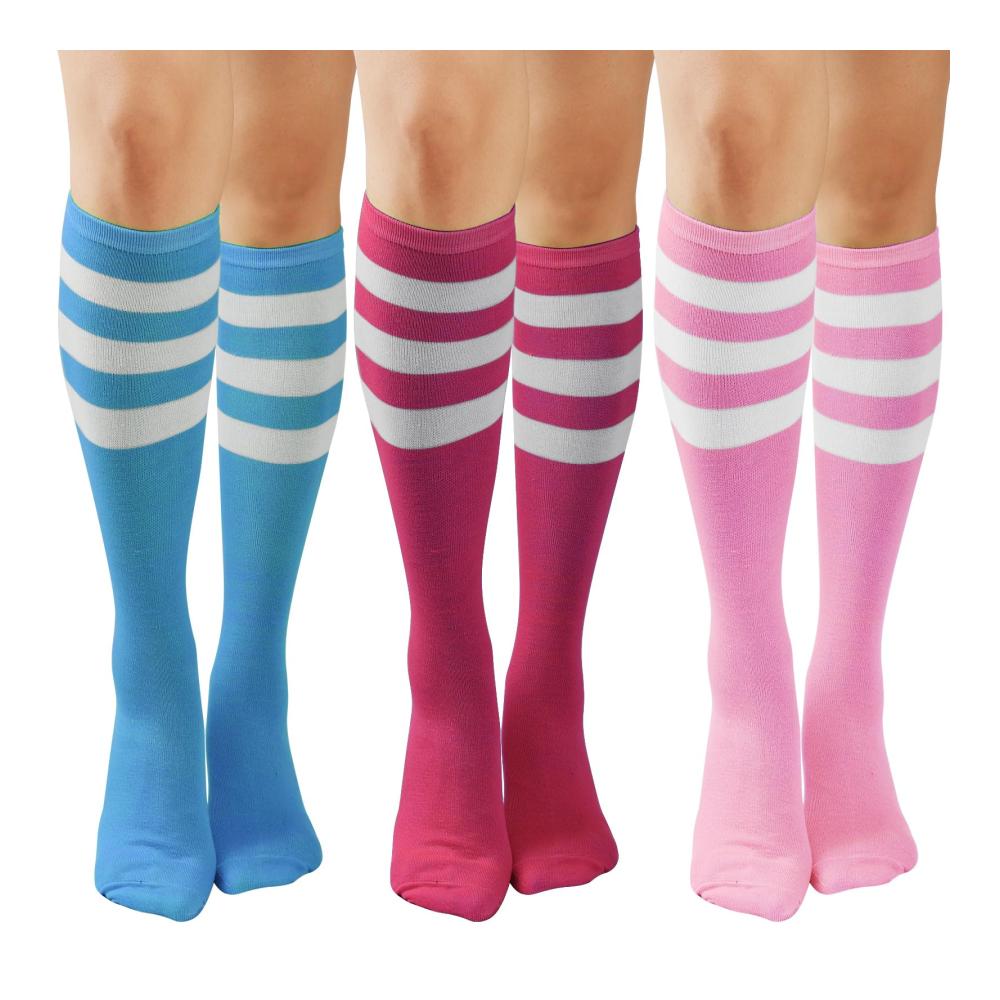 3 Pairs Knee High Set34-05