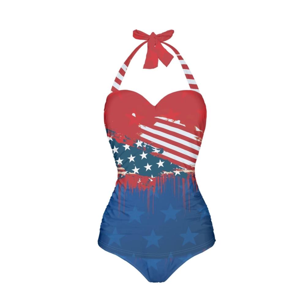 Amerikanische Flagge im Vintage-stil