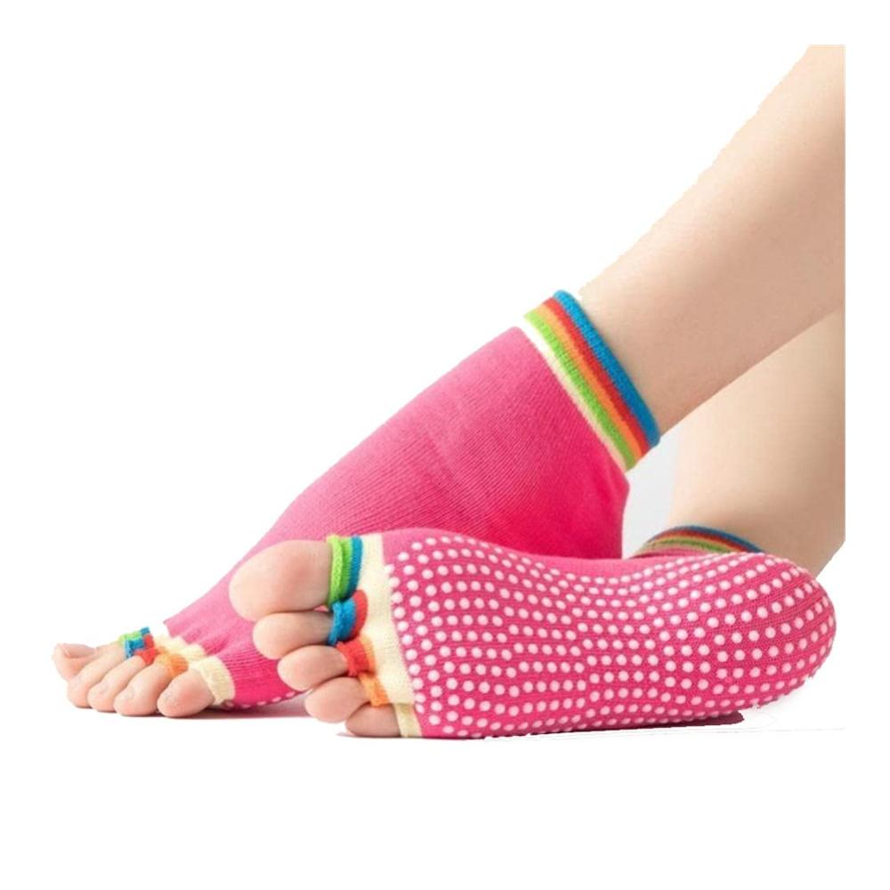 S75-bunte Zehe Rose rot